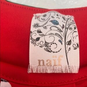 NAIF Red Elegant Jumpsuit